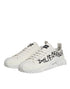 Dolce & Gabbana White Cotton NS1 Low Top Sneaker Shoes