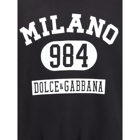 Dolce & Gabbana Cotton Hoodie with print