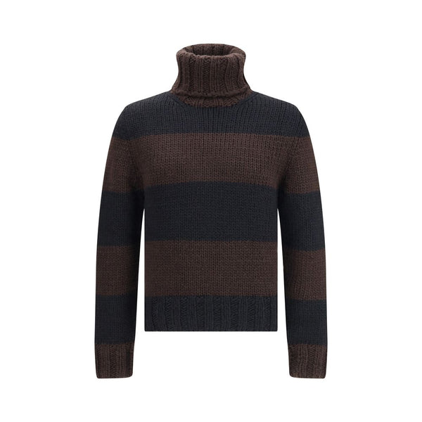 Dolce & Gabbana Striped Wool-Blend Turtleneck
