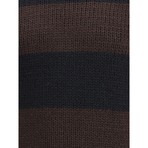 Dolce & Gabbana Striped Wool-Blend Turtleneck