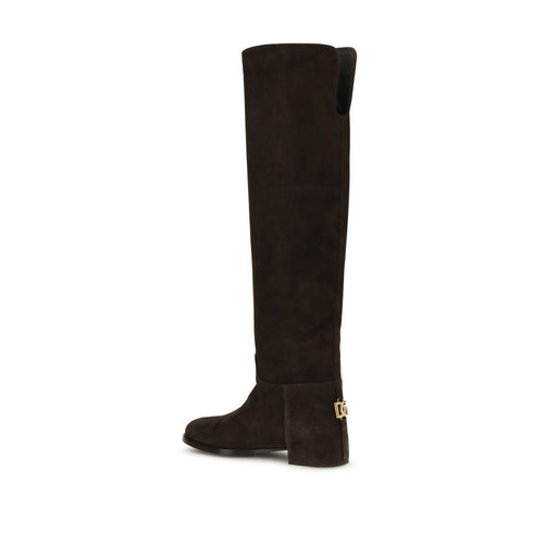 Dolce & Gabbana Suede High Boots