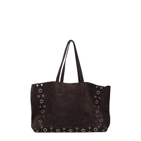 Valentino Garavani Brown Leather Shoulder Bags