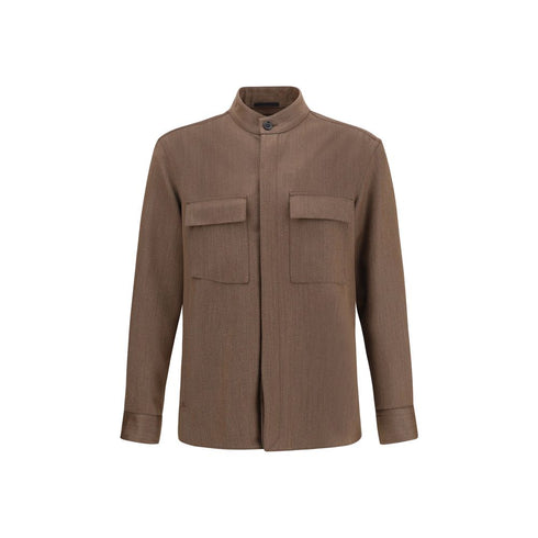 ZEGNA Wool Ovs-overshirt