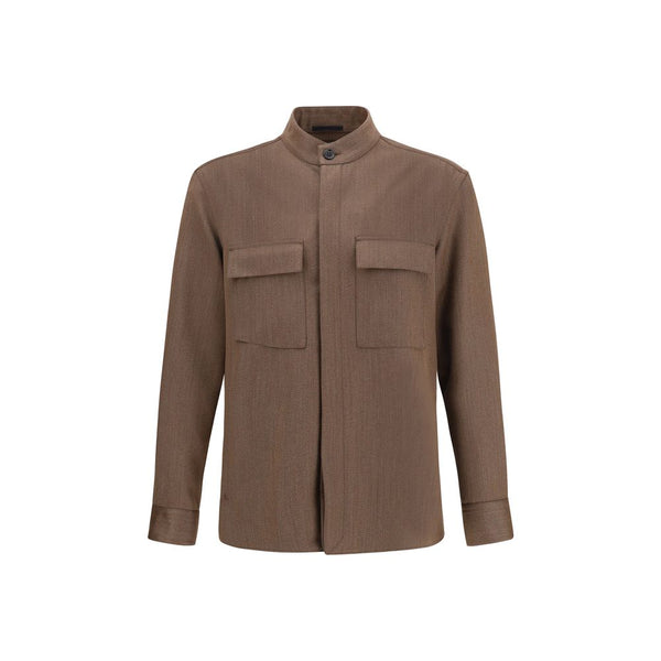 ZEGNA Wool Ovs-overshirt