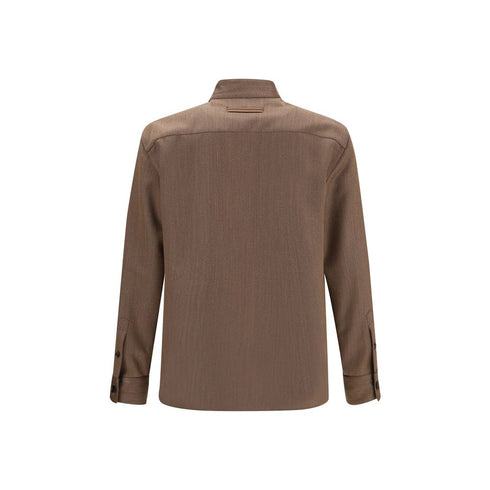 ZEGNA Wool Ovs-overshirt