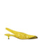Jacquemus Yellow Leather Flat Sandals
