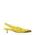 Jacquemus Yellow Leather Flat Sandals