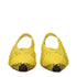 Jacquemus Yellow Leather Flat Sandals
