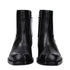 Versace Black Leather Ankle Boots