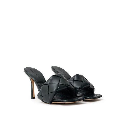 Bottega Veneta Green Leather Sandal
