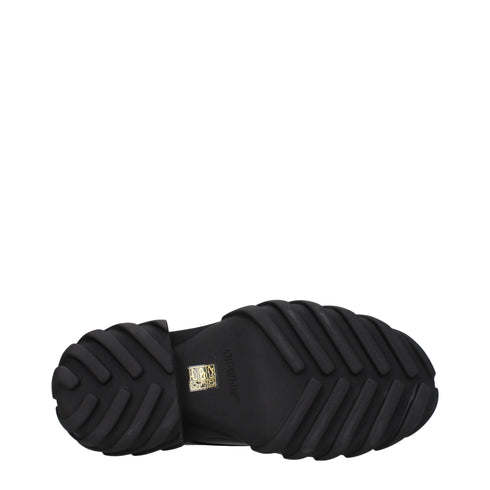 Off-White Black Leather Oxfords And Derbies