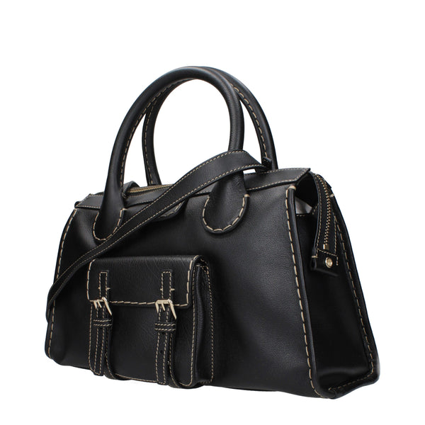 Chloé Black Leather Handbags