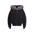 Dolce & Gabbana Hooded Sweatshirt with wide fur-trimmed hood