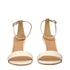 Off-White Beige Leather Platforms