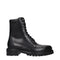 Off-White Black Leather Ankle Boots