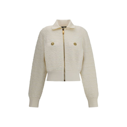 Balmain Tweed Bomber Jacket