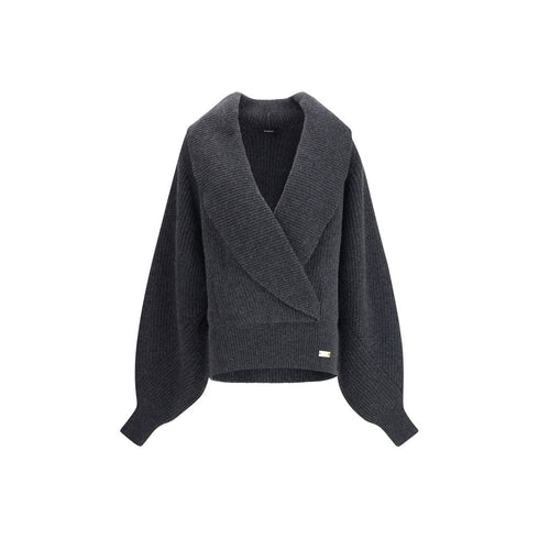 Balmain Oversized wrap-effect Sweater