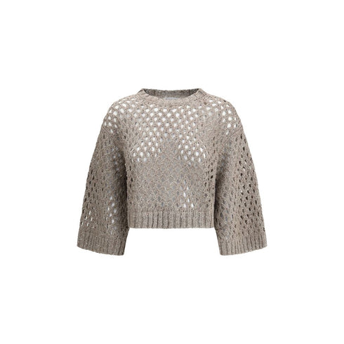 Brunello Cucinelli Dazzling Net Sweater