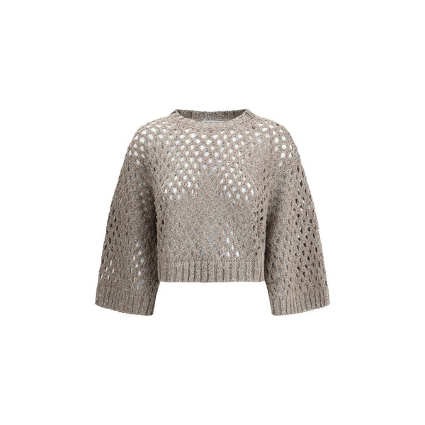 Brunello Cucinelli Dazzling Net Sweater
