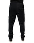 Dolce & Gabbana Black Cotton Men Jogger Sweatpants Pants