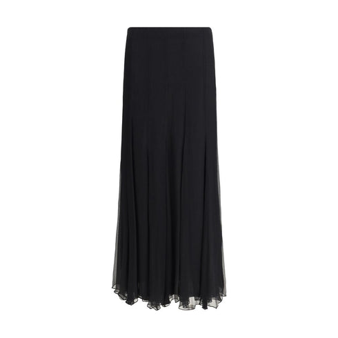 Chloé Silk Long Skirt