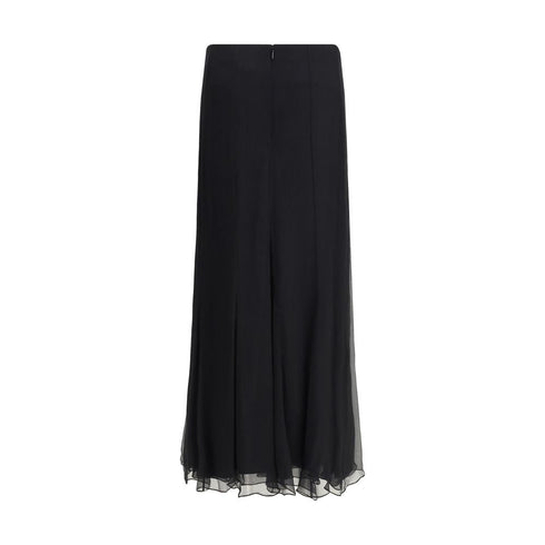 Chloé Silk Long Skirt