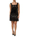 Dolce & Gabbana Black Cut Out A-line Sheath Mini Dress