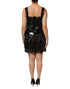 Dolce & Gabbana Black Cut Out A-line Sheath Mini Dress