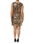 Dolce & Gabbana Gold Sequined Nylon A-line Sheath Mini Dress