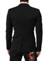 Dolce & Gabbana Black STAFF 2 Buttons Suit Jacket Blazer