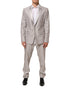 Dolce & Gabbana Light Gray Wool 2 Piece MARTINI Formal Suit