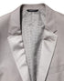 Dolce & Gabbana Light Gray Wool 2 Piece MARTINI Formal Suit