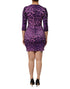 Dolce & Gabbana Violet Leopard Sheath Bodycon Mini Dress