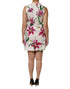 Dolce & Gabbana White Cotton Floral Sleeveless Mini Dress
