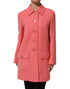 Dolce & Gabbana Pink Buttoned Down Trench Coat Jacket