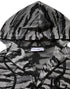 Dolce & Gabbana Gray Camouflage Hooded Sweatshirt Jacket
