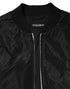 Dolce & Gabbana Black Acetate Full Zip Bomber Men Jacket