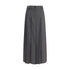 Brunello Cucinelli Pleated long Skirt in virgin wool techno gauze
