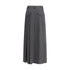 Brunello Cucinelli Pleated long Skirt in virgin wool techno gauze