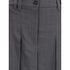 Brunello Cucinelli Pleated long Skirt in virgin wool techno gauze
