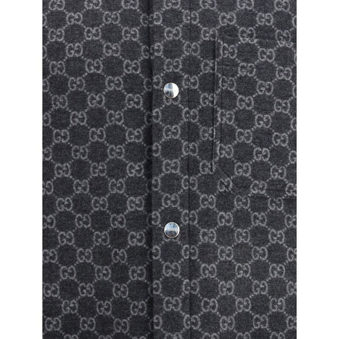 Gucci Wool Jacket with all-over GG monogram