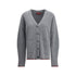 Gucci Ribbed Knit Wool Cardigan