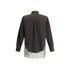 Fendi Pinstripe Wool and Lace Shirt