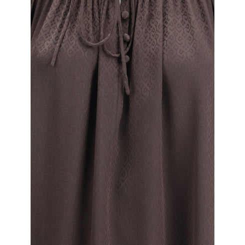 Burberry Geometric Silk Blouse