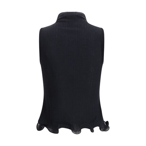 Fendi Sleeveless Virgin Wool Top
