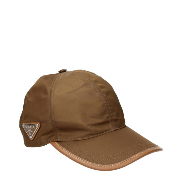 Prada Brown Polyamide Caps (Baseball Hat)