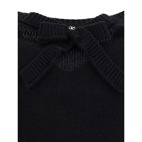Valentino Wool Sweater with a bow at the back