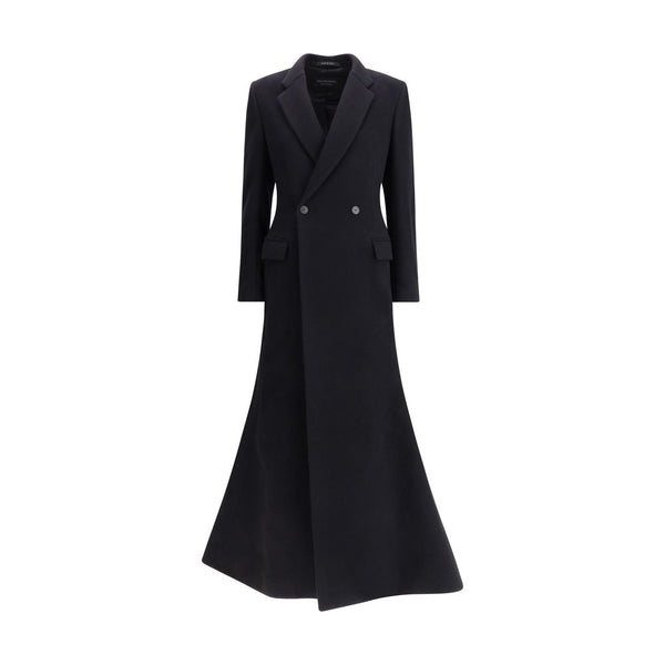 Balenciaga Oversized Godet double-breasted Coat