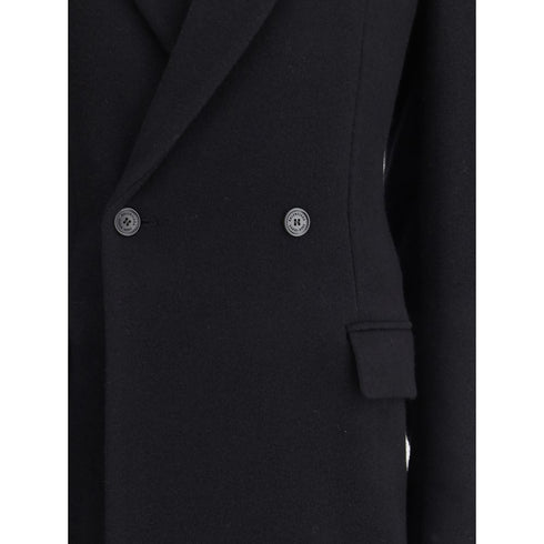 Balenciaga Oversized Godet double-breasted Coat