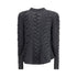 Alexander McQueen Peplum Cable Cardigan